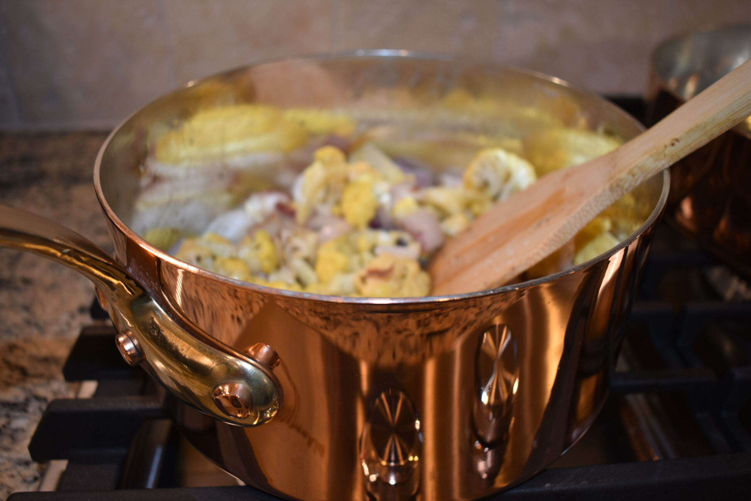 cooking copper sauce pan